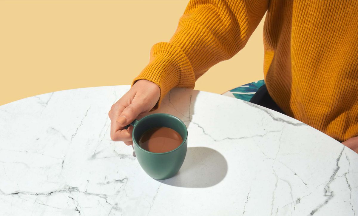 Person Drinking Coffee Person Drinking Coffee